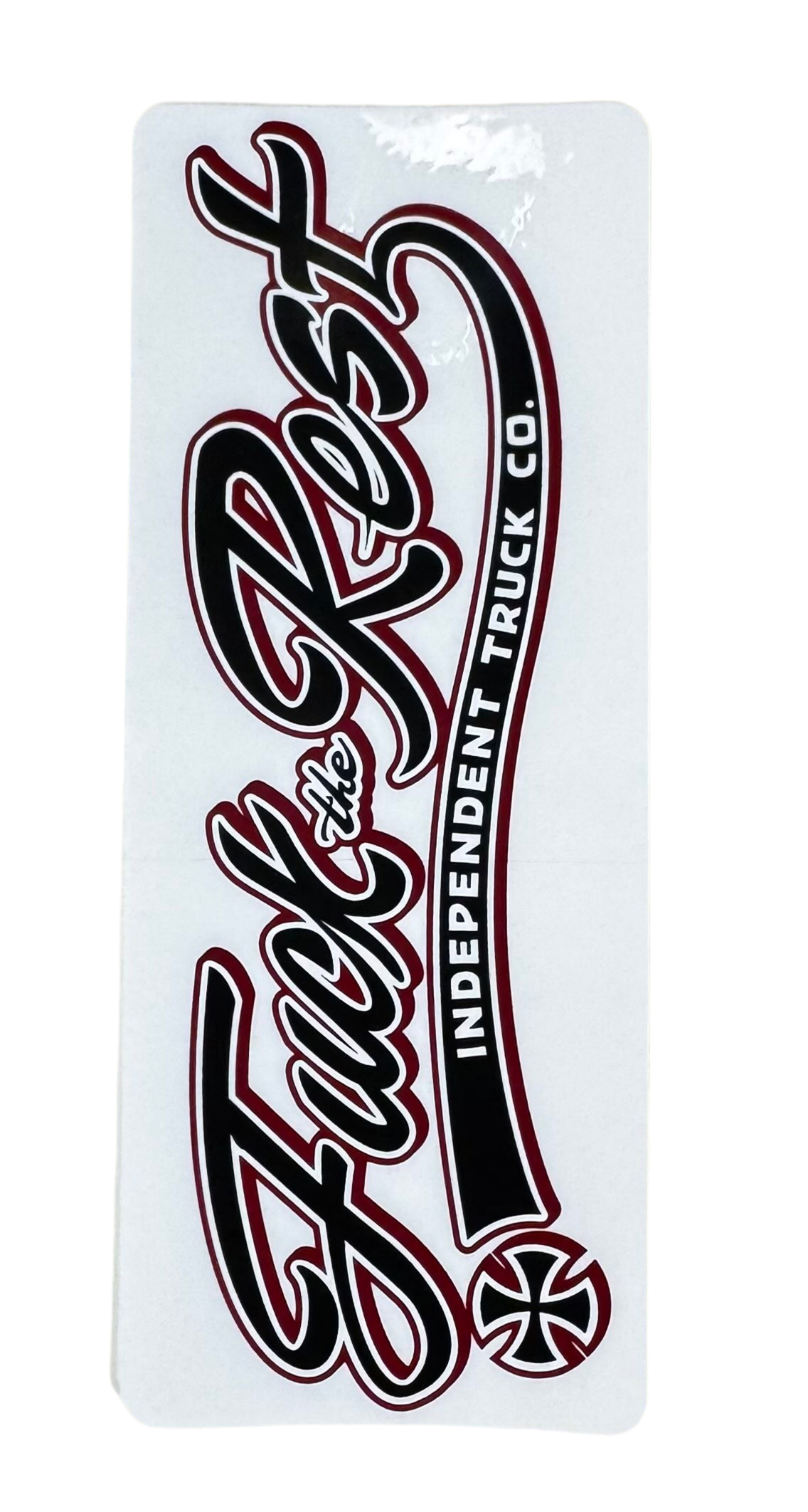 Independent 'Fuck The Rest' Sticker - Red
