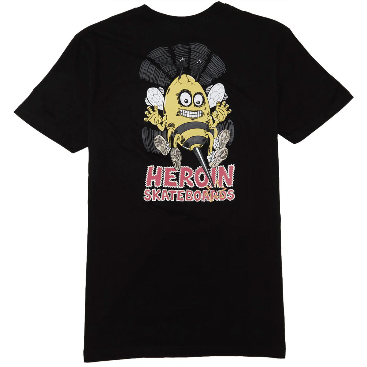 Heroin Skateboards 'Stingee Thingee' Tee - Black