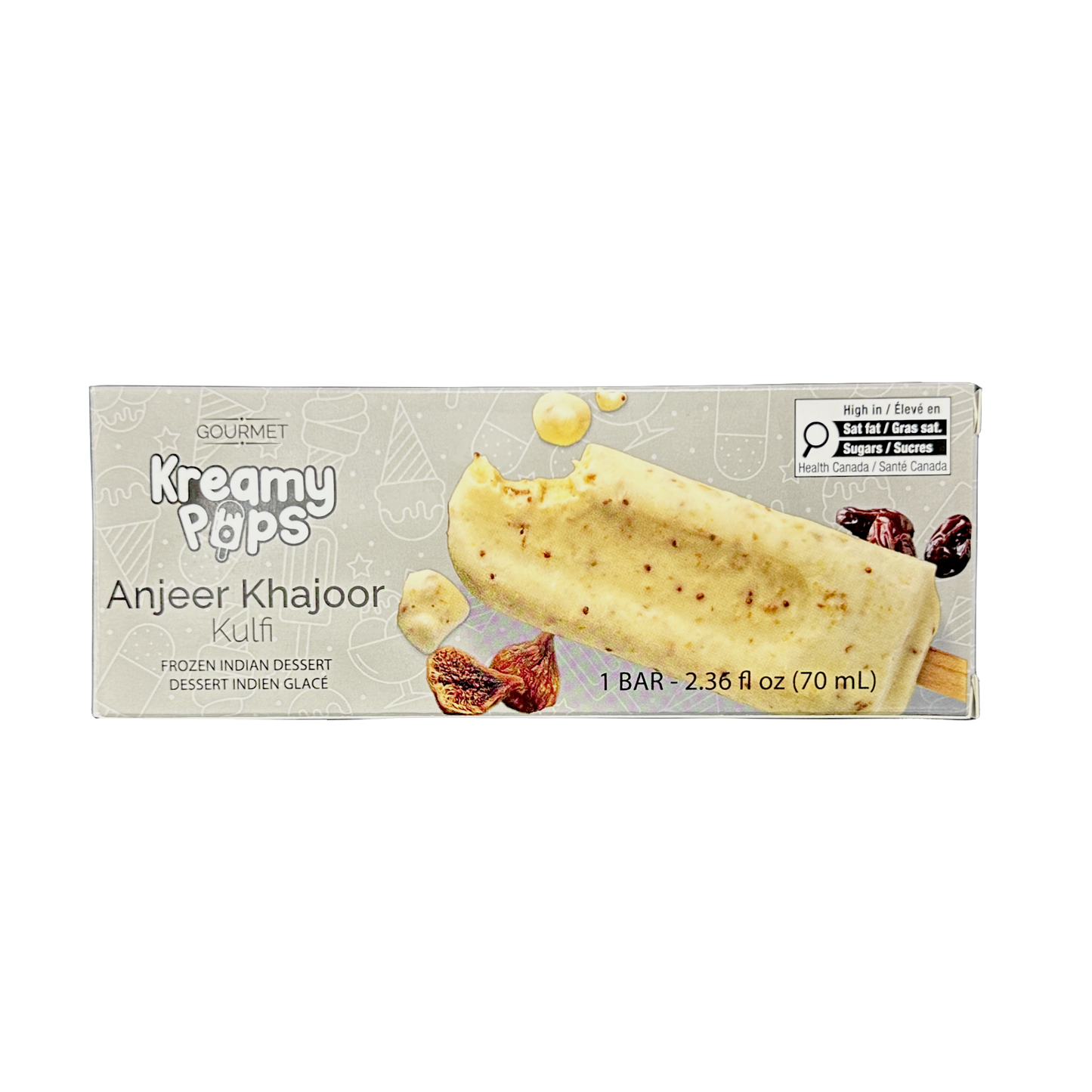 Kreamy Pops Khajoor Anjeer Kulfi 70ml