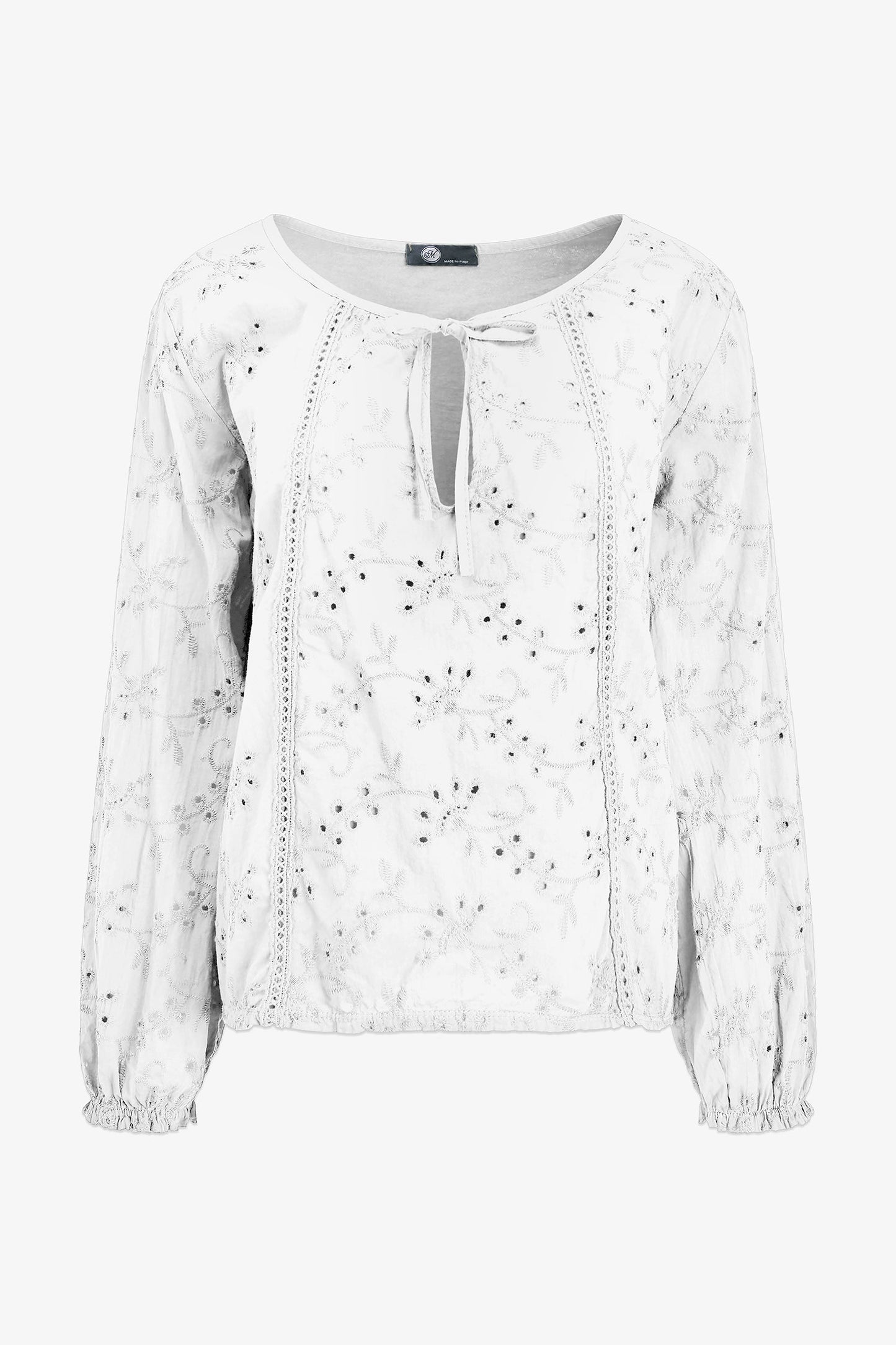 Women's Knit/Woven Combo Top