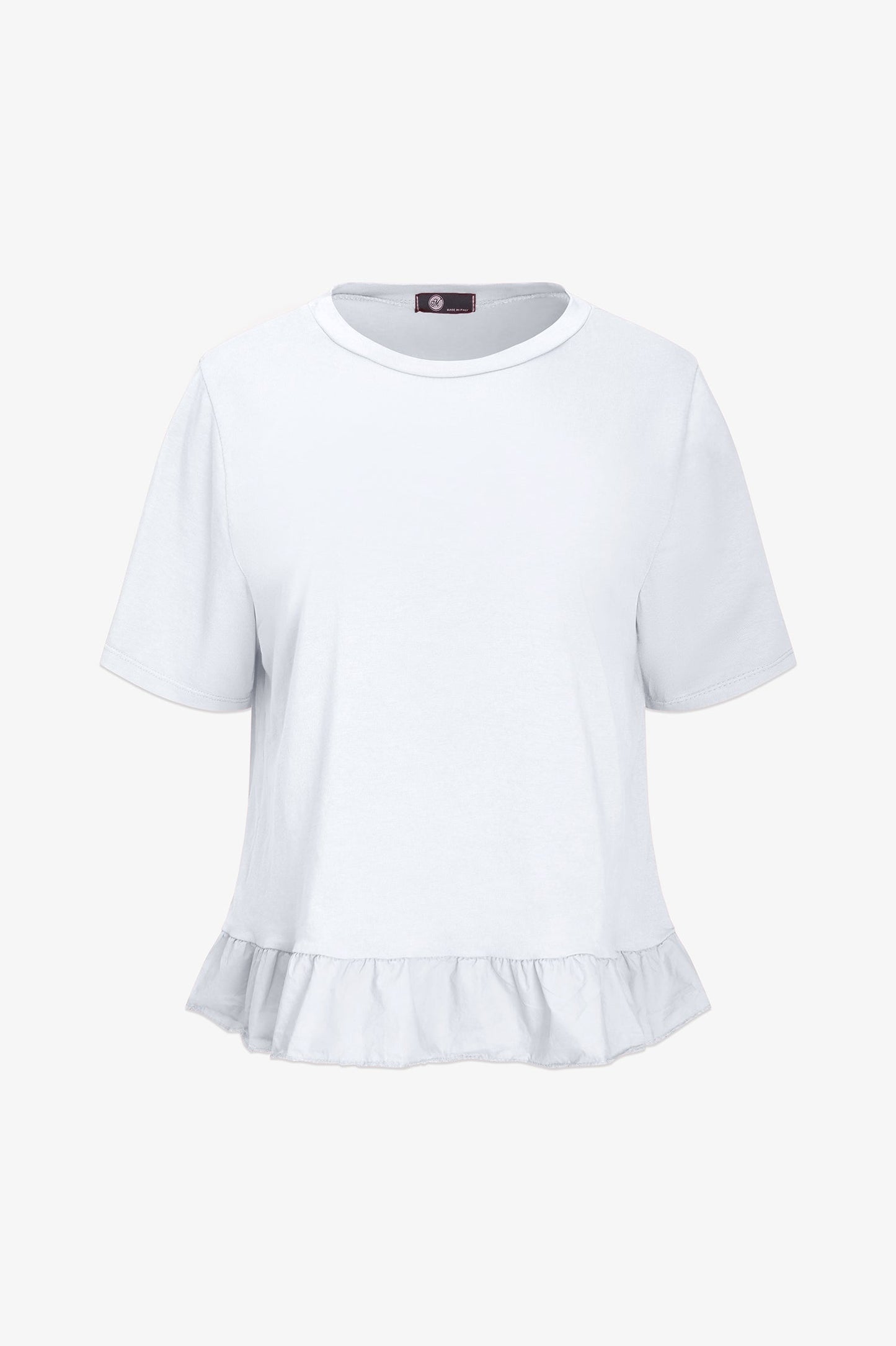 Women's Knit/Woven Combo Top