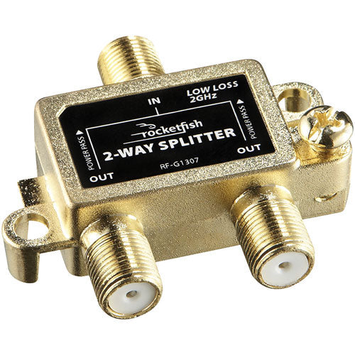Rocketfish 2-Way Coaxial Splitter (RF-G1307-C)
