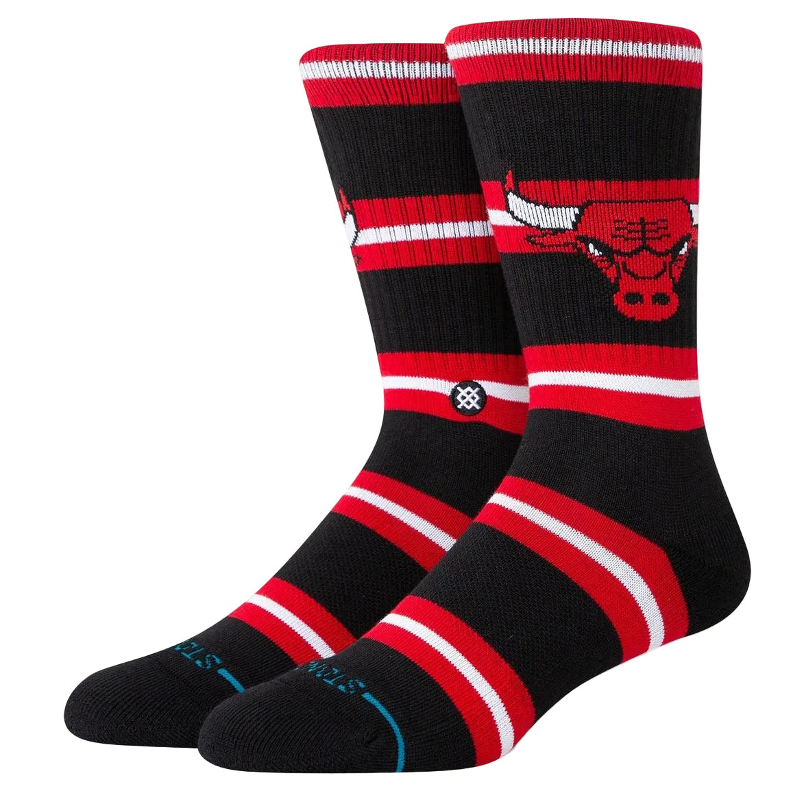 Stance x NBA 'Chicago Bulls Team Prep' Crew Socks - Black