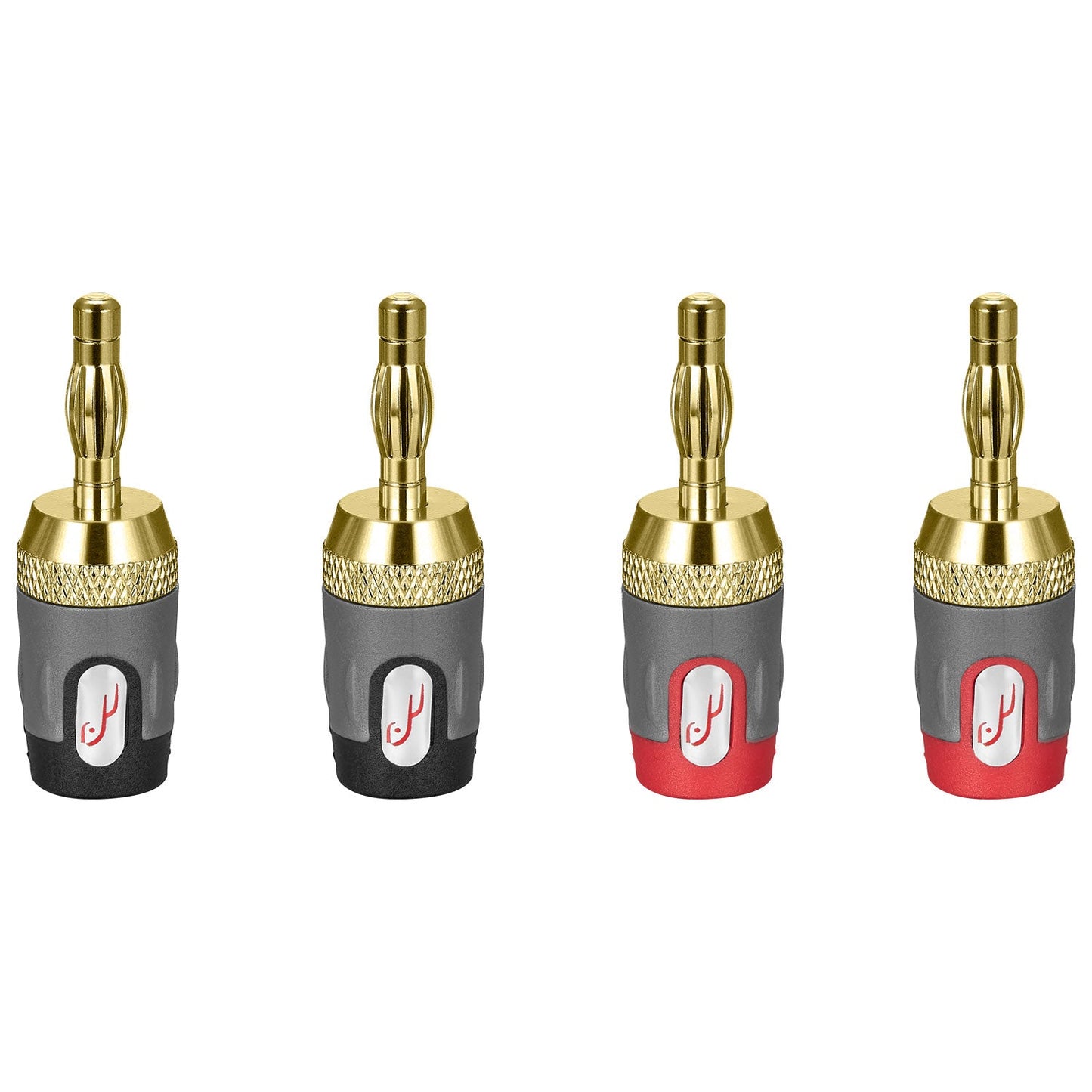 Rocketfish Banana Plug - 4-Pack