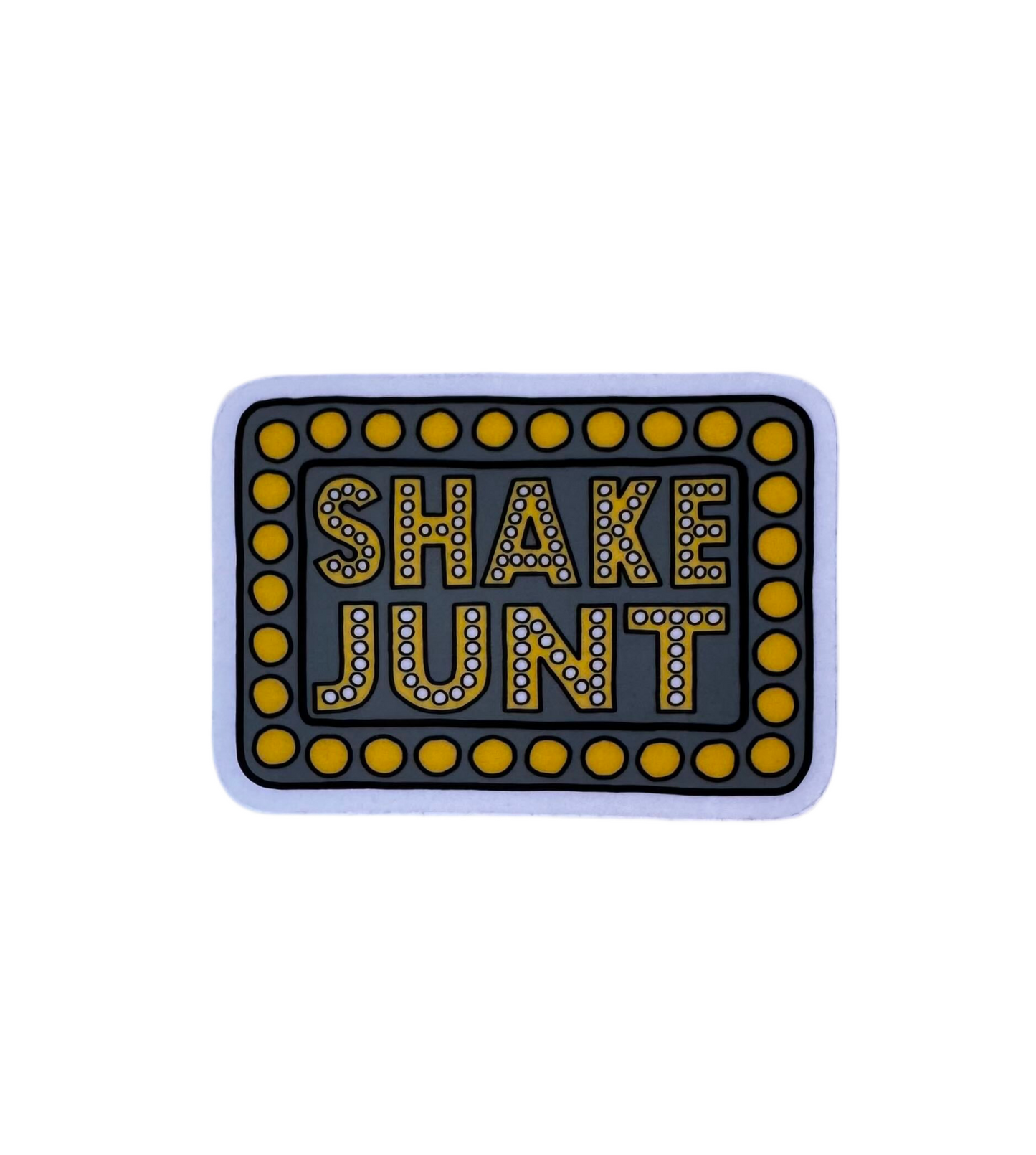 Shake Junt 'OG Logo' Sticker - Grey