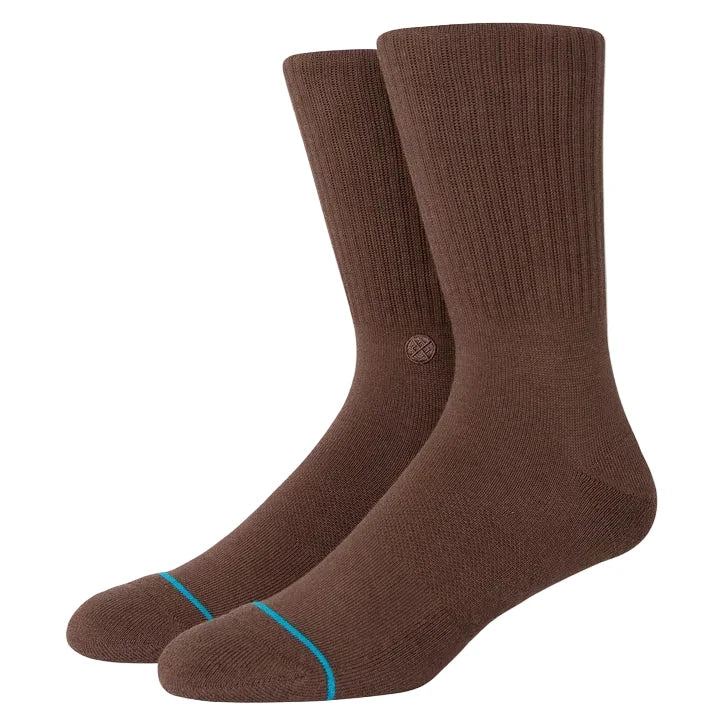 Stance 'Icon' Crew Socks - Brown