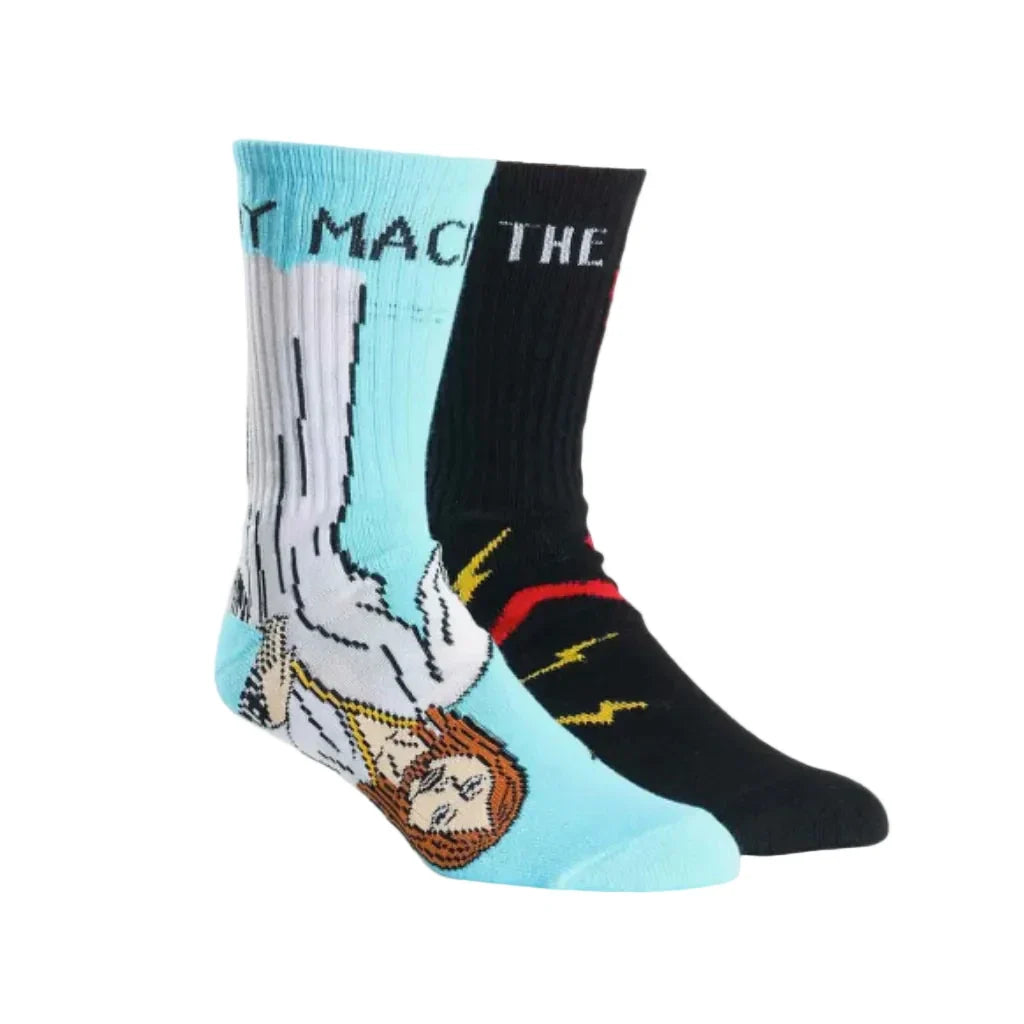 Toy Machine 'Bury The Hatchet' Crew Socks - Black/Blue