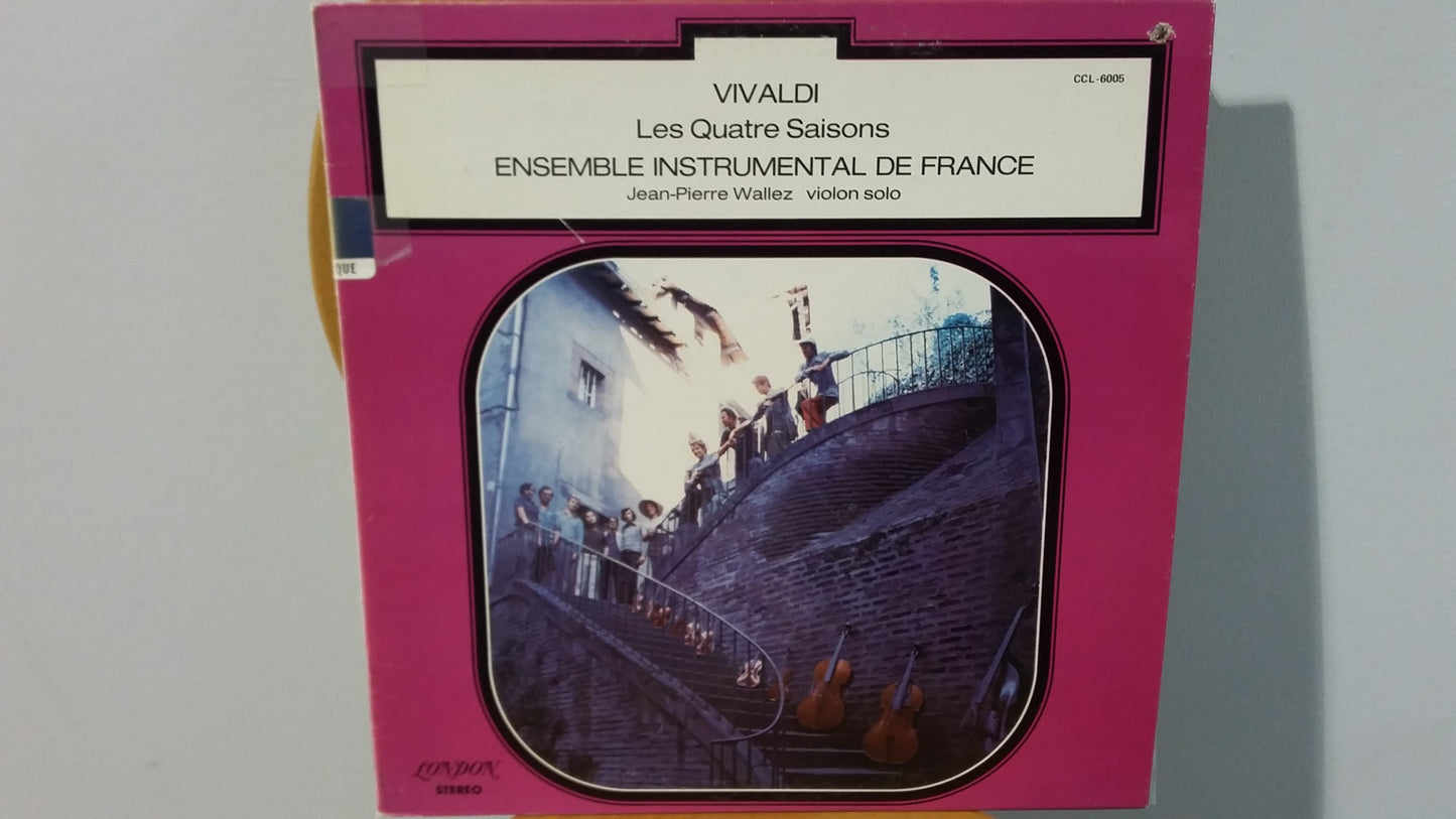 Vivaldi* - Ensemble Instrumental De France, Jean-Pierre Wallez / Les Quatre Saisons - LP (used)