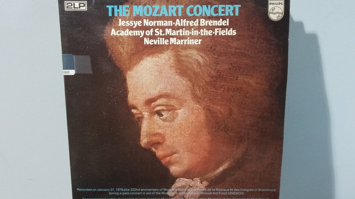 Jessye Norman, Alfred Brendel, The Academy Of St. Martin-in-the-Fields, Sir Neville Marriner / The Mozart Concert - LP (used)