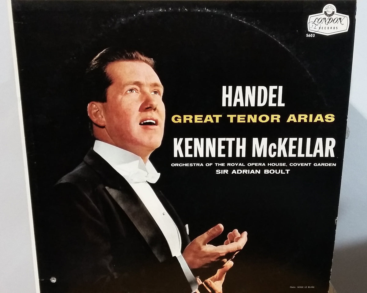 Kenneth McKellar, Orchestra Of The Royal Opera House, Covent Garden, Sir Adrian Boult – Handel / Great Tenor Aria -LP Useds