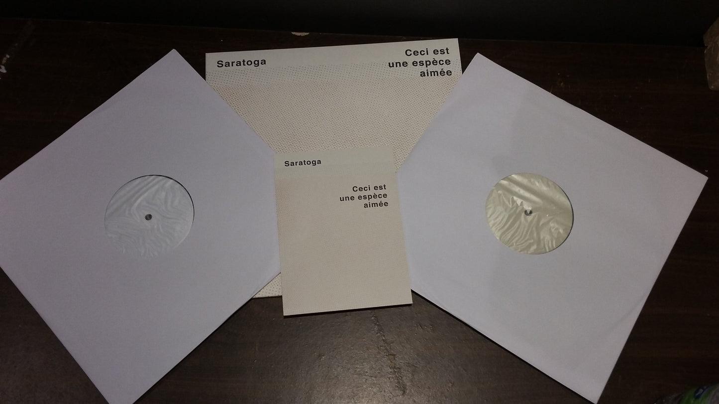 Saratoga / Ceci est une espèce aimée - LP Vinyle + Livre + (TEST PRESSING LP)