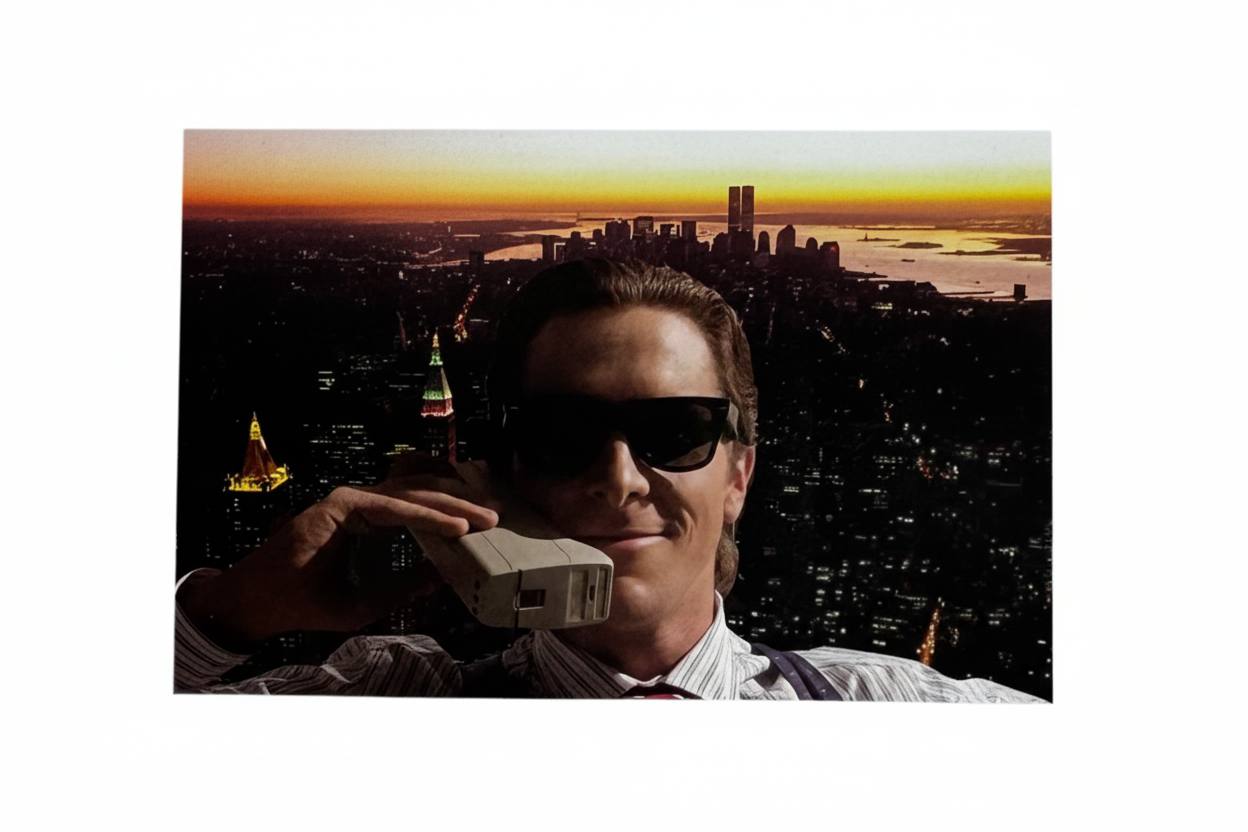 Color Bars x American Psycho 'Phone Call' Sticker - Multi