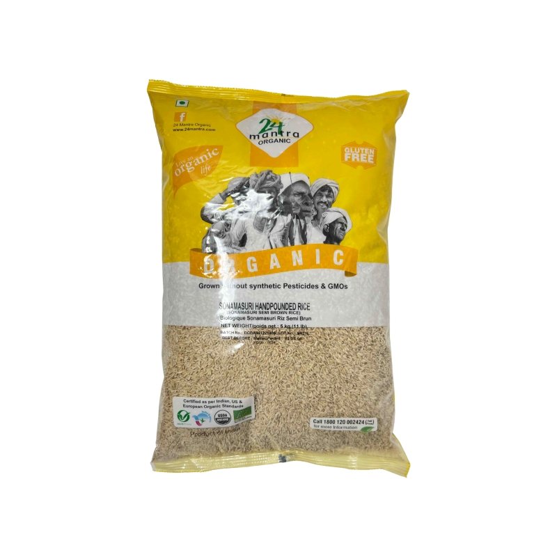 24 Mantra Organic Sonamasuri Hand Pounded Rice