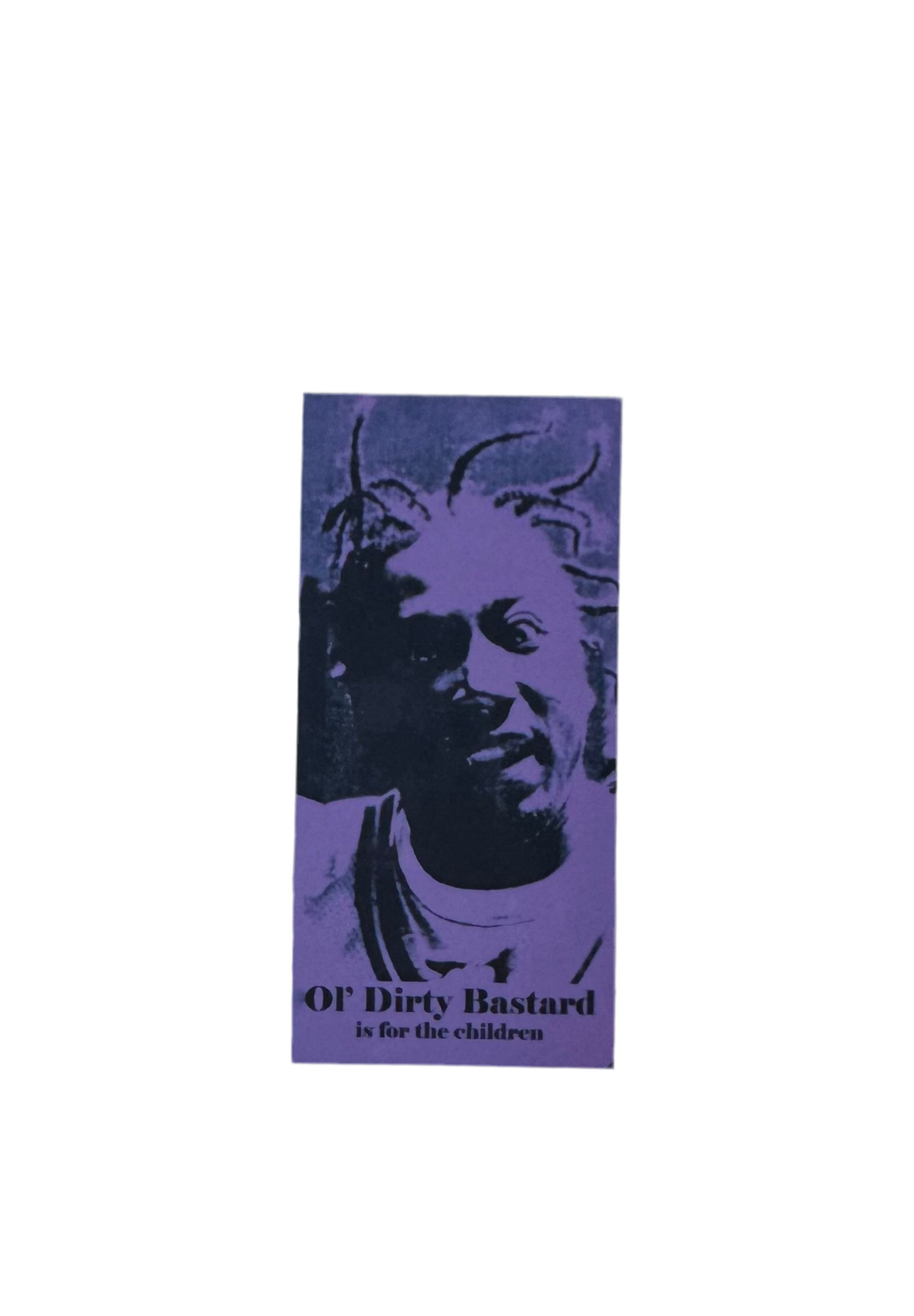 Color Bars x Ol’ Dirty Bastard 'For The Children' Sticker - Purple
