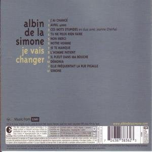 Albin De La Simone / Je Vais Changer - CD