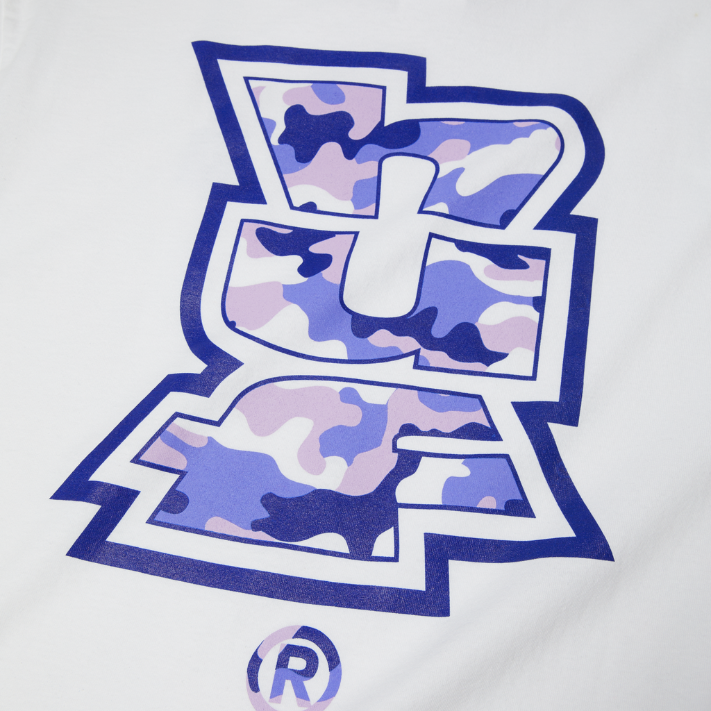 HUF 'Megablast' Tee - White/Camo
