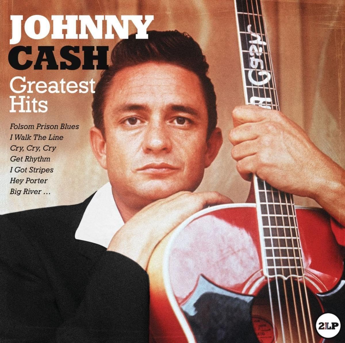 Johnny Cash / Greatest Hits - 2LP coin bumpé
