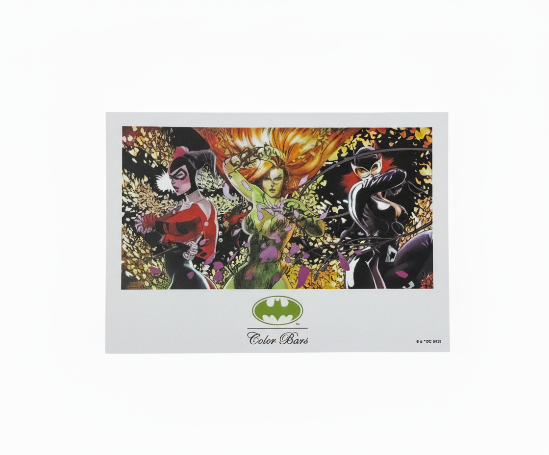 Color Bars x Batman 'Girl Power' Sticker - Multi