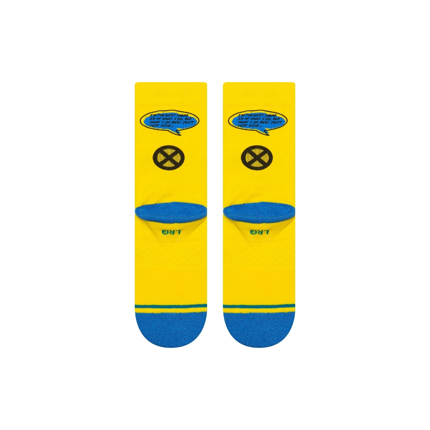 Stance x Marvel 'Wolverine' Crew Socks - Yellow (KIDS)