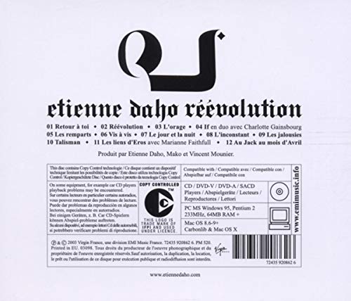 Etienne Daho / Reevolution - CD (Used)