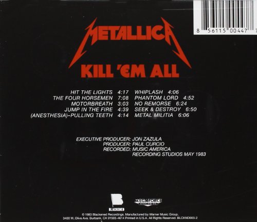 Metallica / Kill 'Em All - CD (Used)