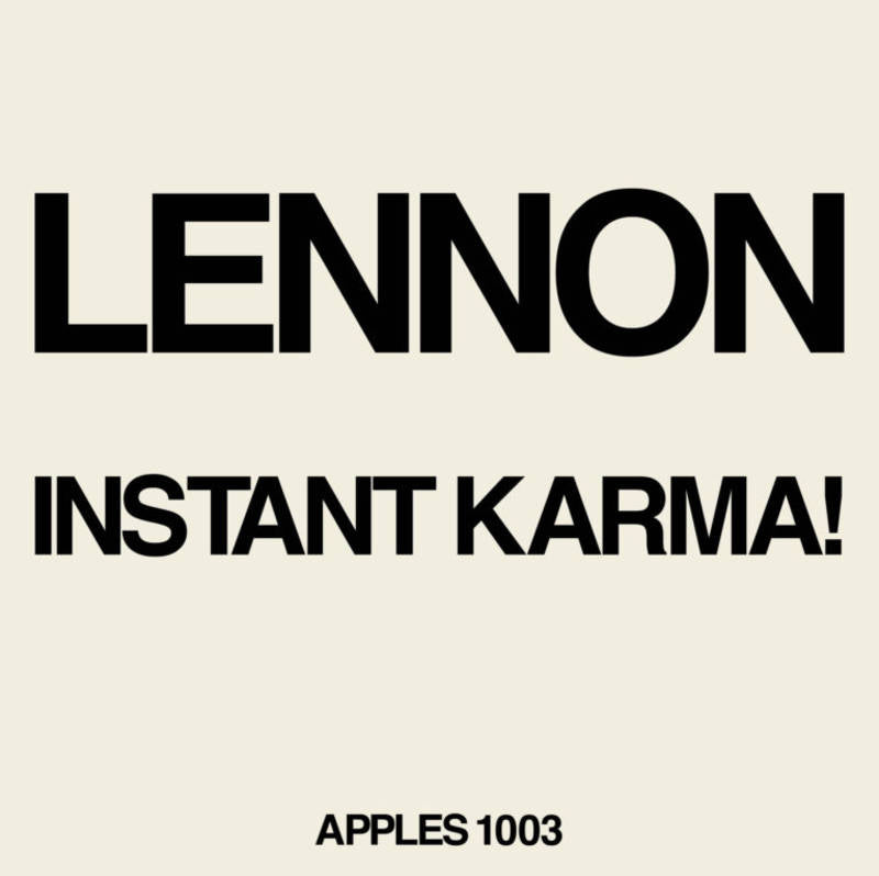 LENNON/ONO WITH THE PLASTIC ONO BAND / Instant Karma! (2020 Ultimate Mixes) - 10'' RSD2020