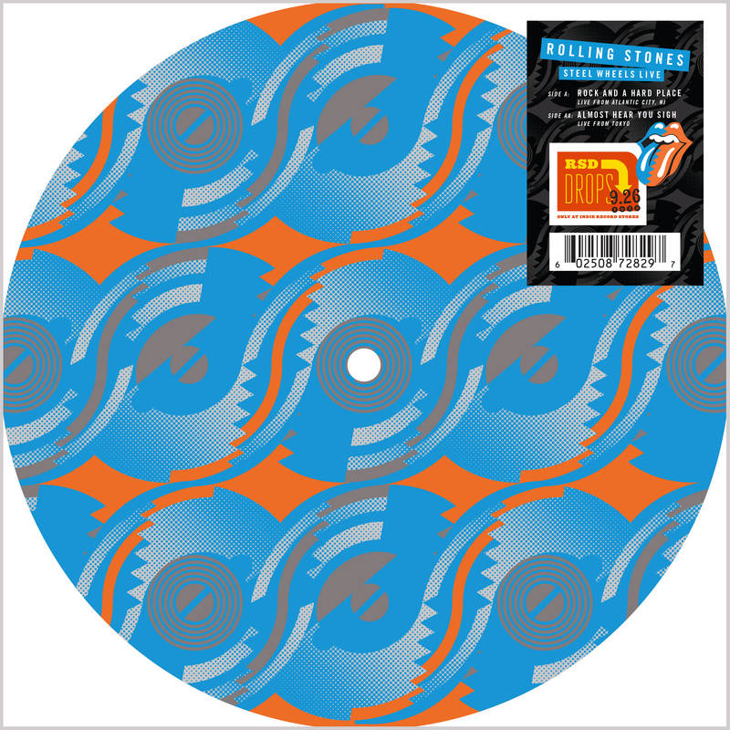 The Rolling Stones / Steel Wheels Live - 10'' PICT RSD2020 SEPT 26TH
