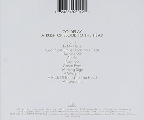 Coldplay / A Rush of Blood to the Head - CD (Used)