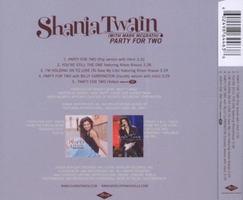 Shania Twain / Party for Two Pt.2 - CD (Used)