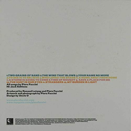 Piers Faccini / Two Grains of Sand - CD (Used)