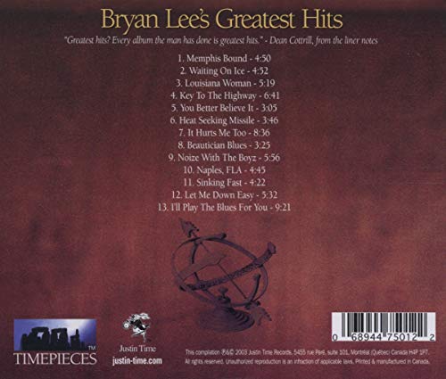 Bryan Lee / Bryan Lee'S Greatest Hits - CD (Used)