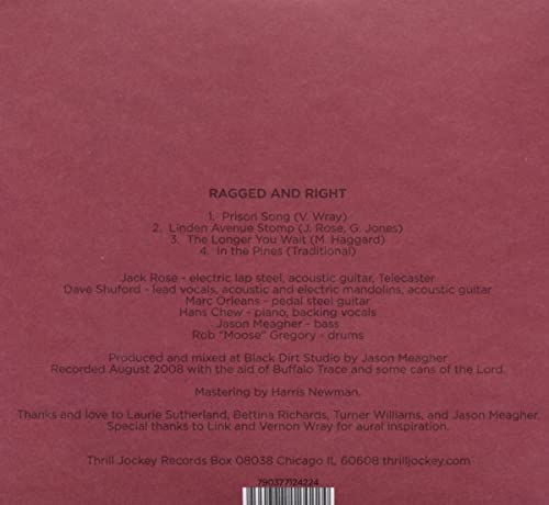 Jack Rose with D. Charles Speer & the Helix / Ragged & Right - CD
