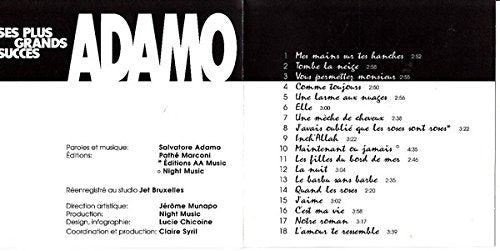 Salvatore Adamo / Grands Succes - CD (Used)
