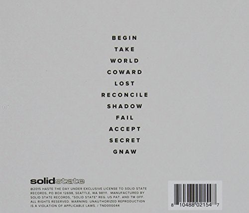 Haste The Day / Coward - CD