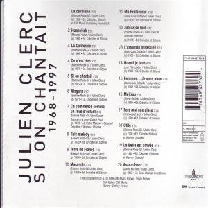 Julien Clerk / Si On Chantait - CD