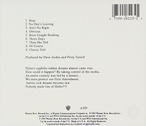 Jane's Addiction / Ritual De Lo Habitual ( Amended ) - CD (Used)