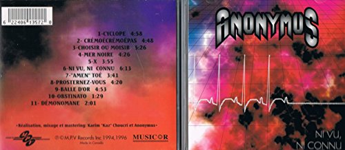 Anonymus / Ni vu, ni connu - CD (used)