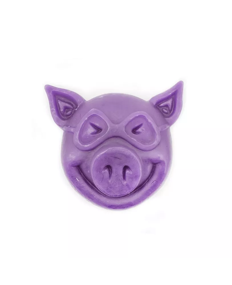 Pig Wheels 'Pig Head' Wax - Purple