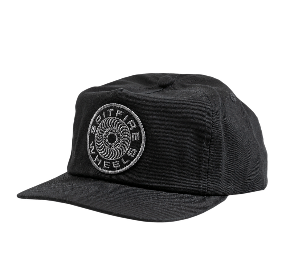 Spitfire 'Classic 87 Swirl Patch' Snapback Cap - Black/White