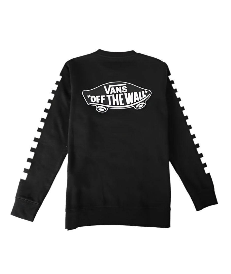 Vans 'Exposition Check' Sweatshirt - Black (KIDS)