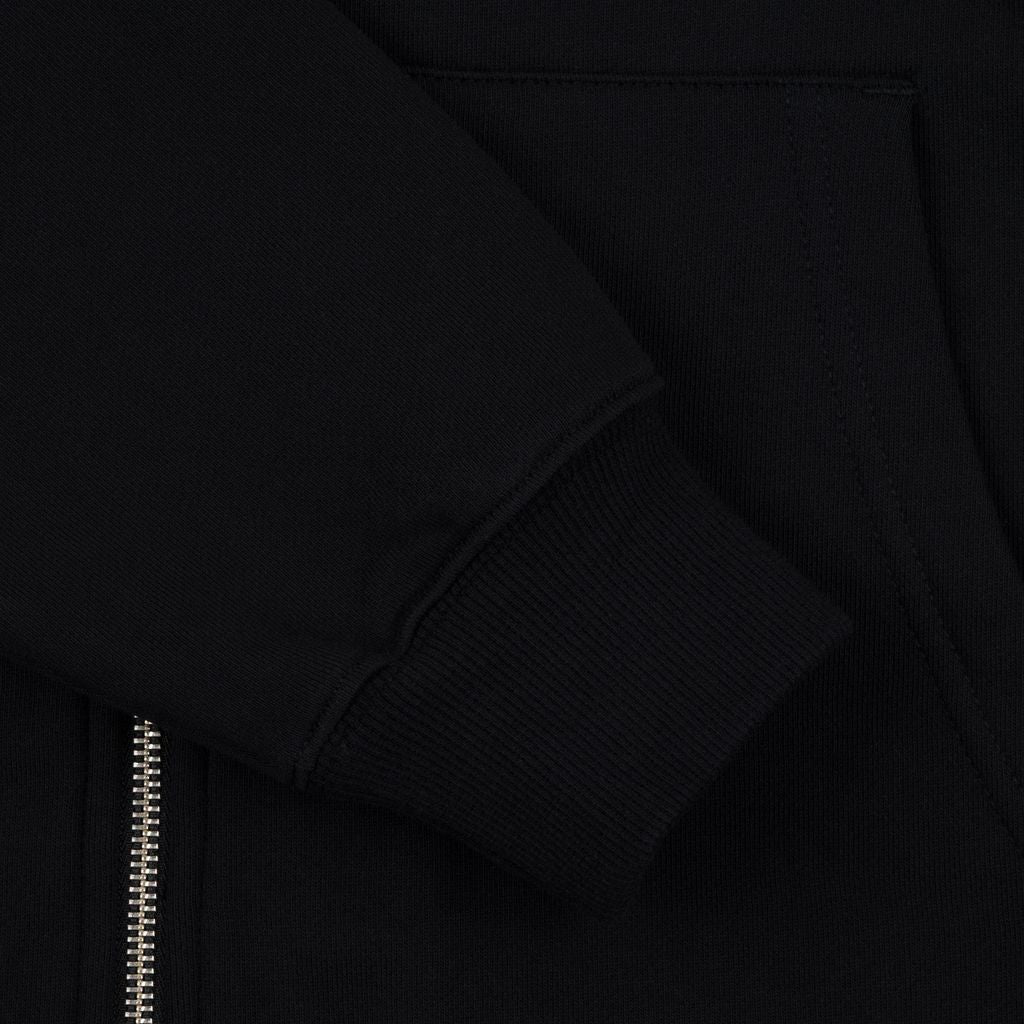 Loviah 'Hell-V' Zip-Up Hoodie - Black