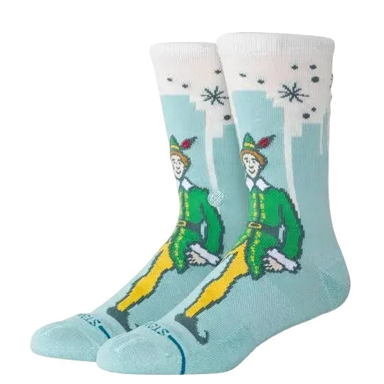 Stance x Elf 'Big City Elf' Crew Socks - Blue