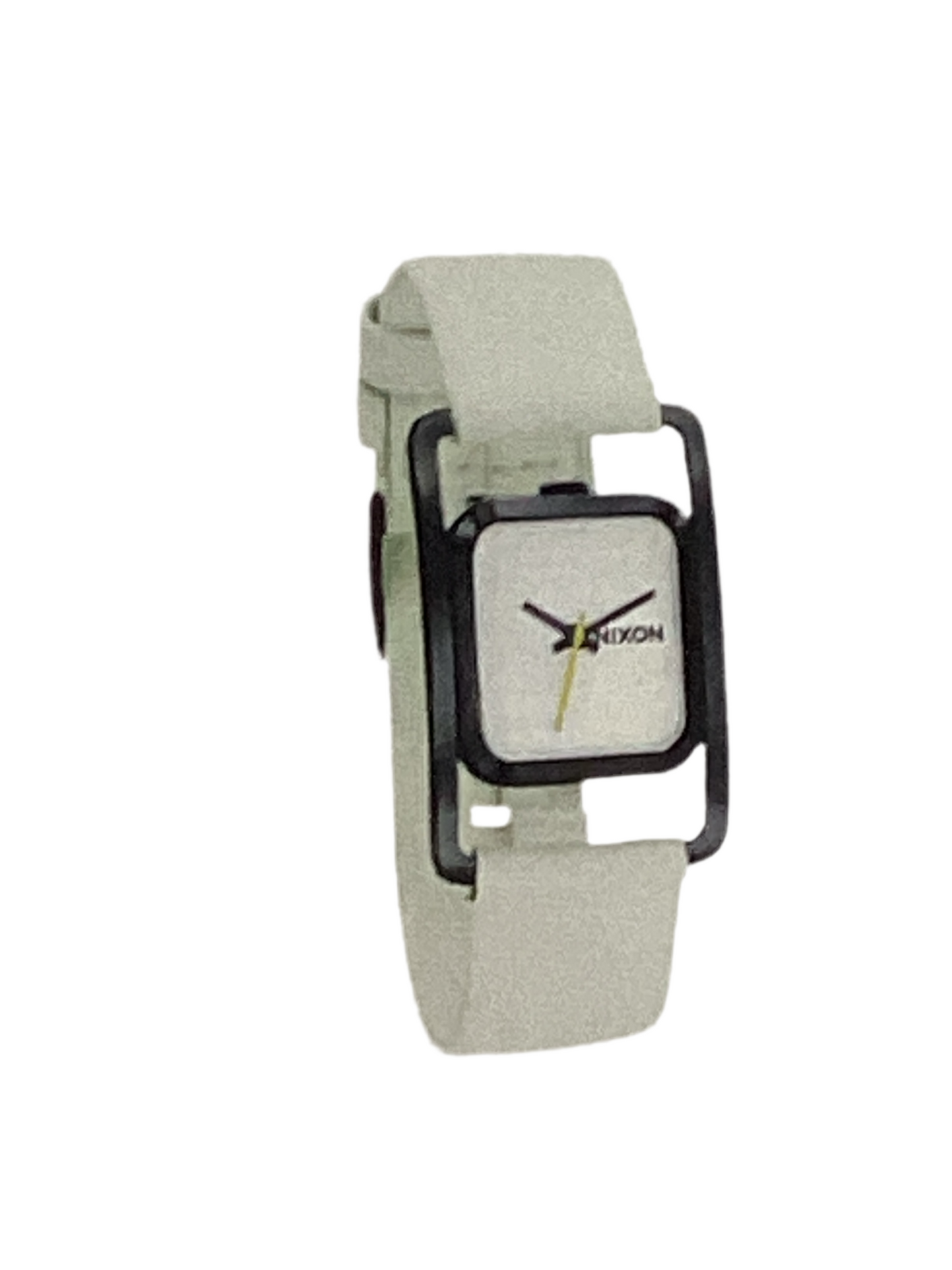 Nixon 'Dynasty Leather' Watch - All Black / Bone