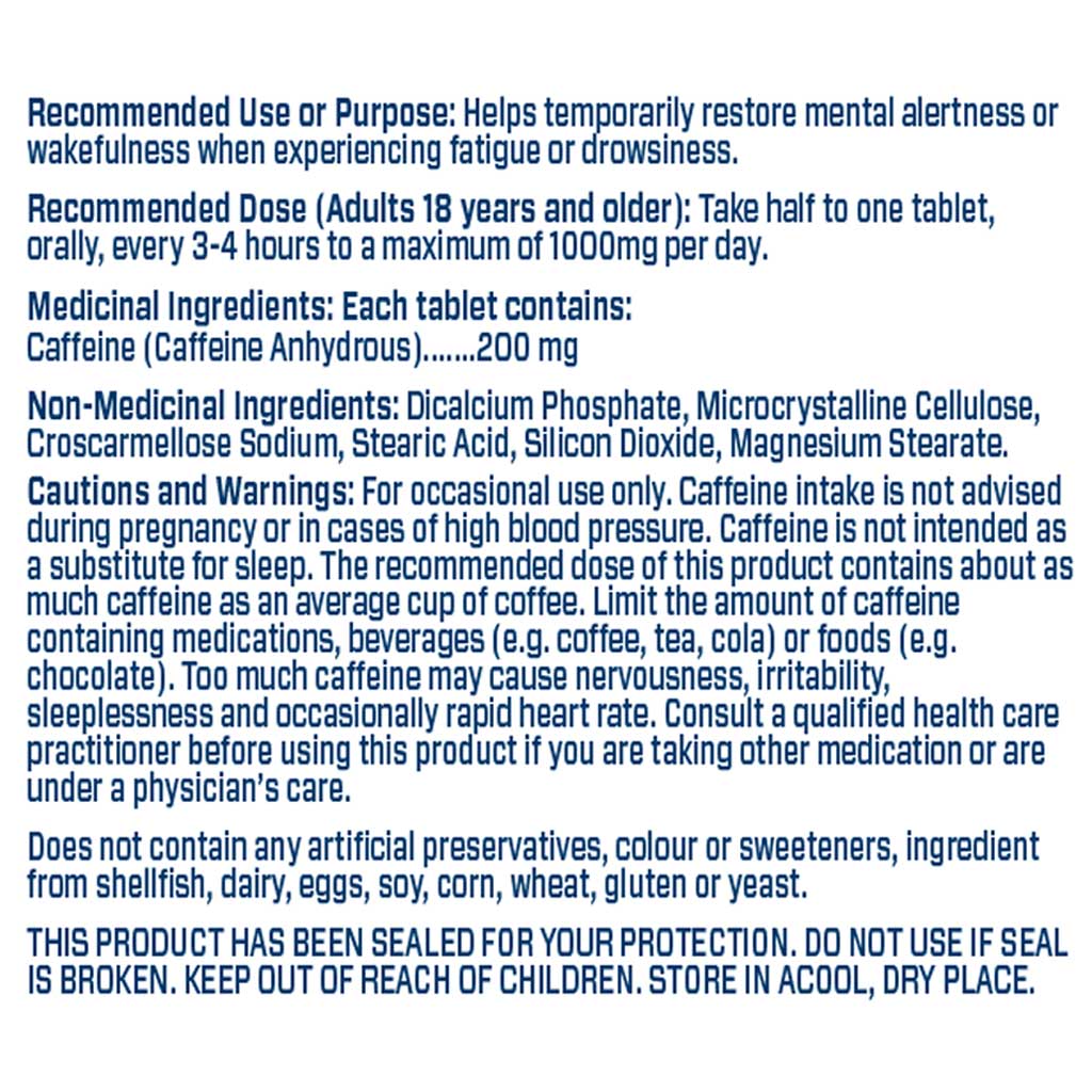 4EverFit CAFFEINE (200mg), 100 Tabs