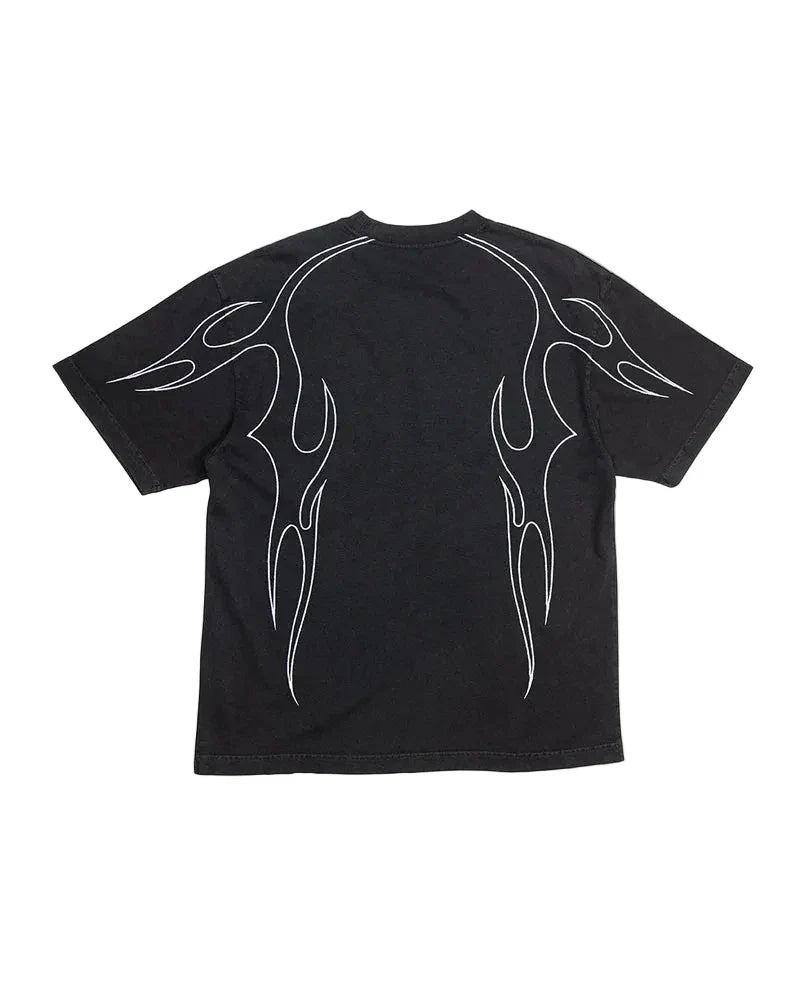 DGK 'Cutlass' Embroidered Heavyweight Tee - Washed Black