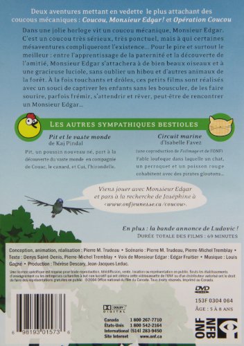Cuckoo, Mr. Edgar! and Other Wee Beasties/Coucou, Monsieur Edgar! et autres sympathiques bestioles - DVD