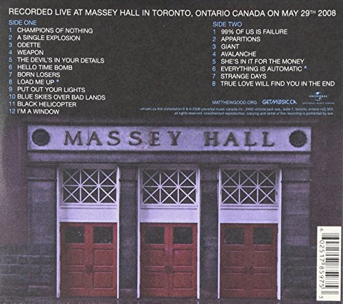 Matthew Good / Live At Massey Hall - CD (Used)