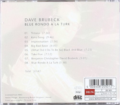 Dave Brubeck / Blue Rondo A La Turk - CD (Used)