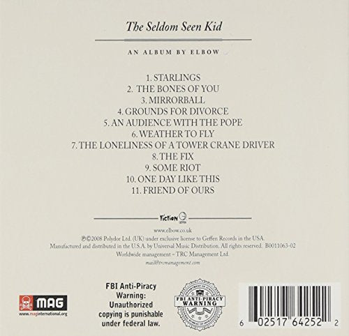 Elbow / The Seldom Seen Kid - CD