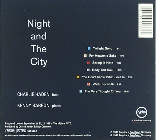 Haden & Barron / Night & City - CD (Used)